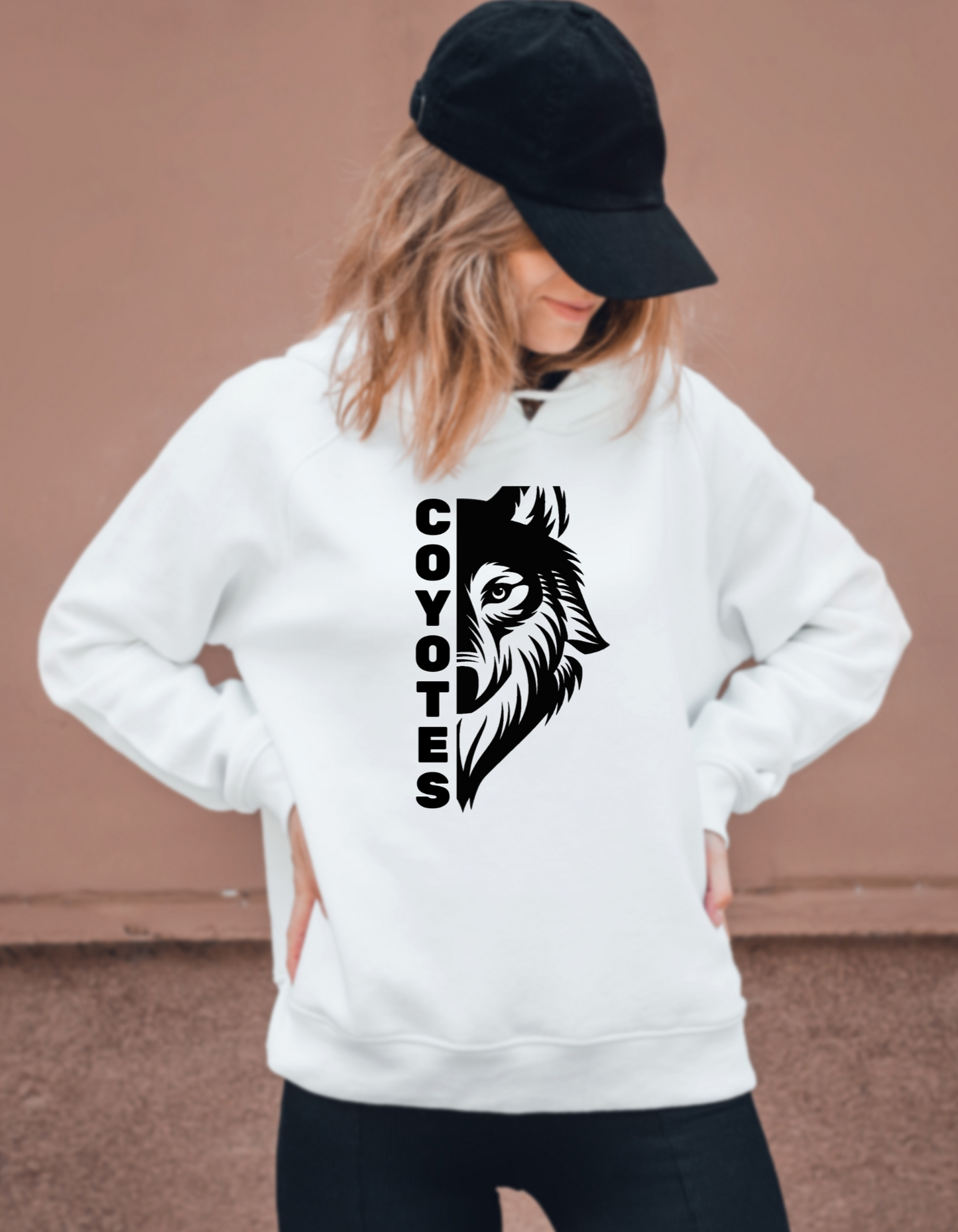 Half Face Energy Hoodie