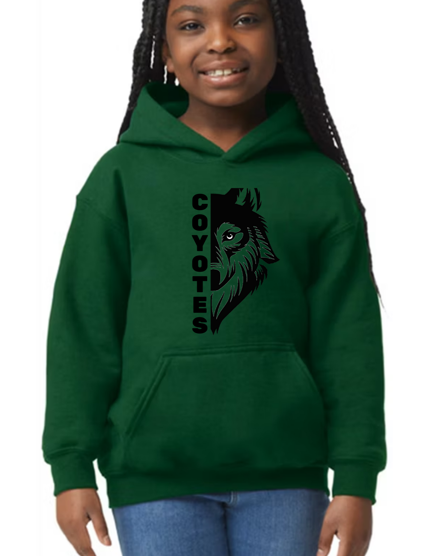Half Face Energy Hoodie