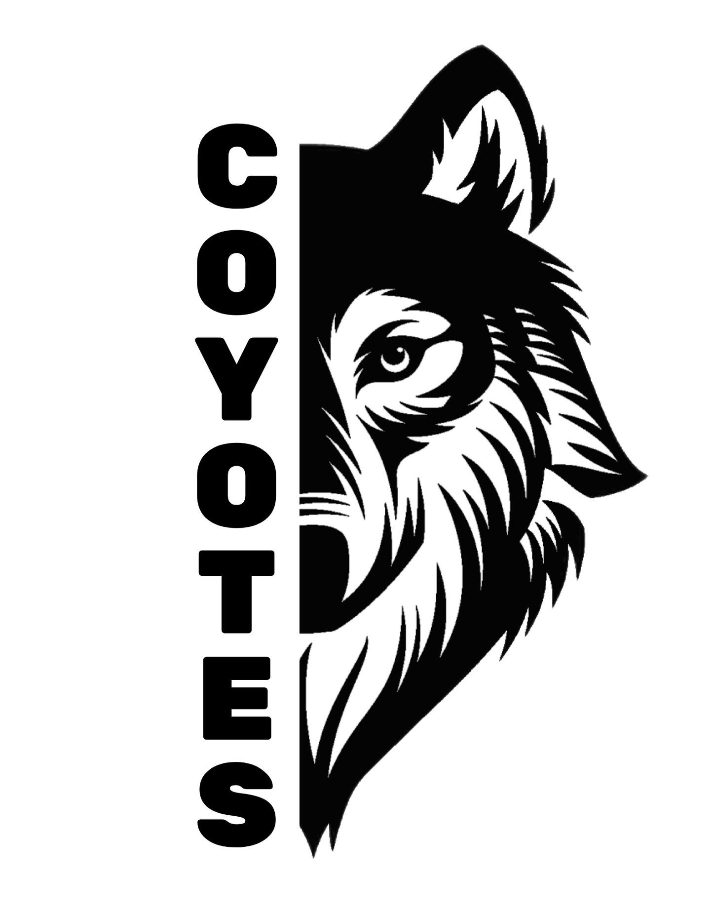 Half Face Energy Coyote T-Shirt