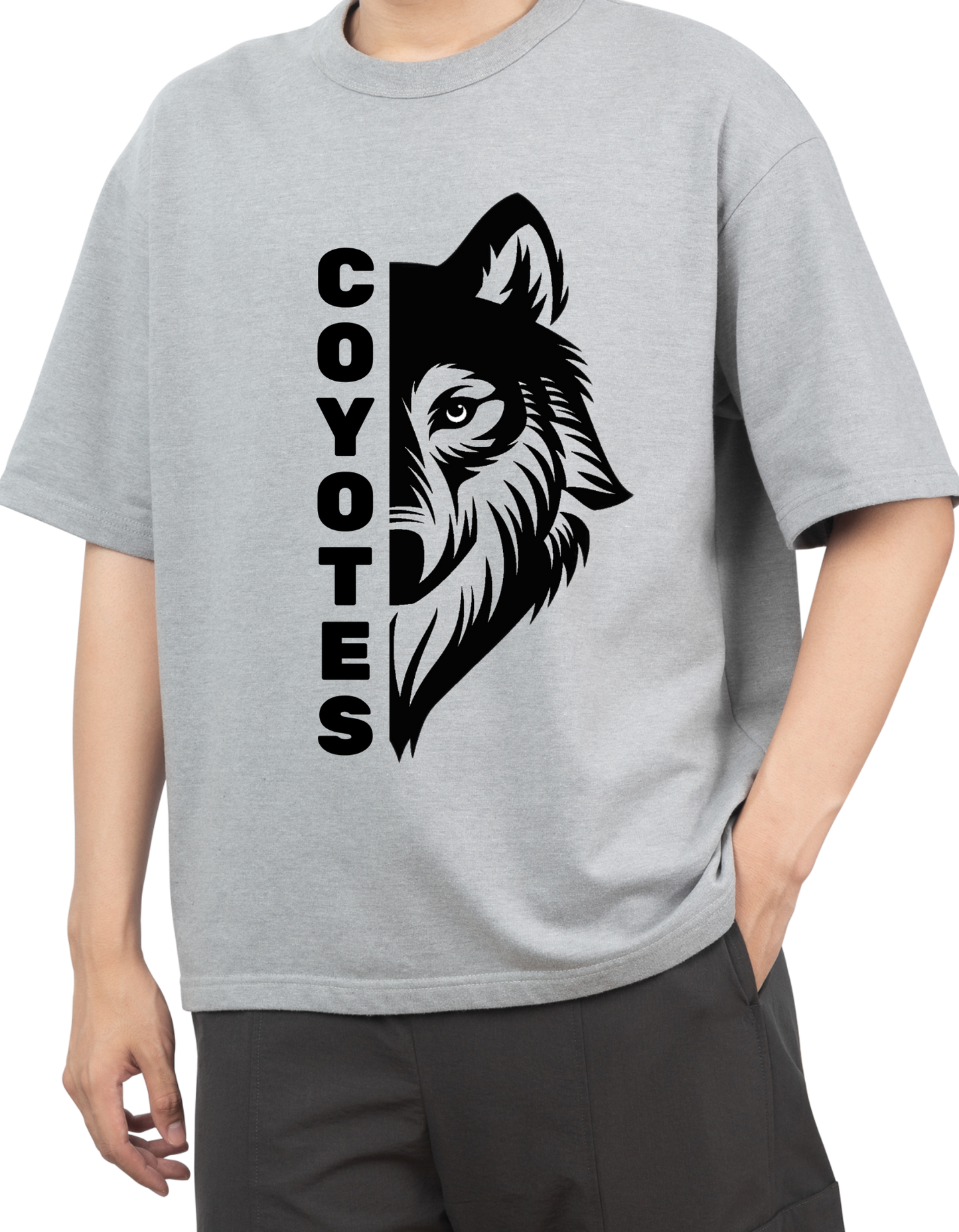 Half Face Energy Coyote T-Shirt