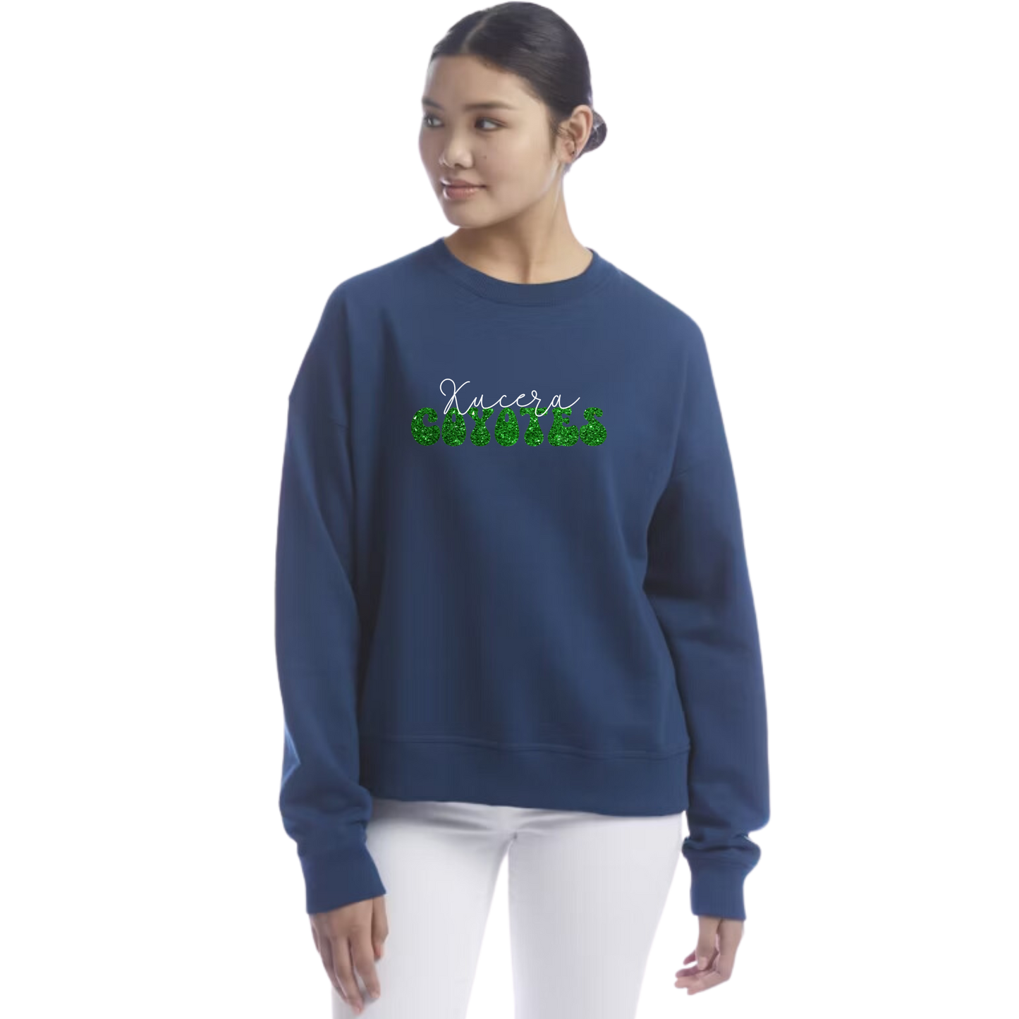 Groovy Coyote Crew Neck Sweatshirt