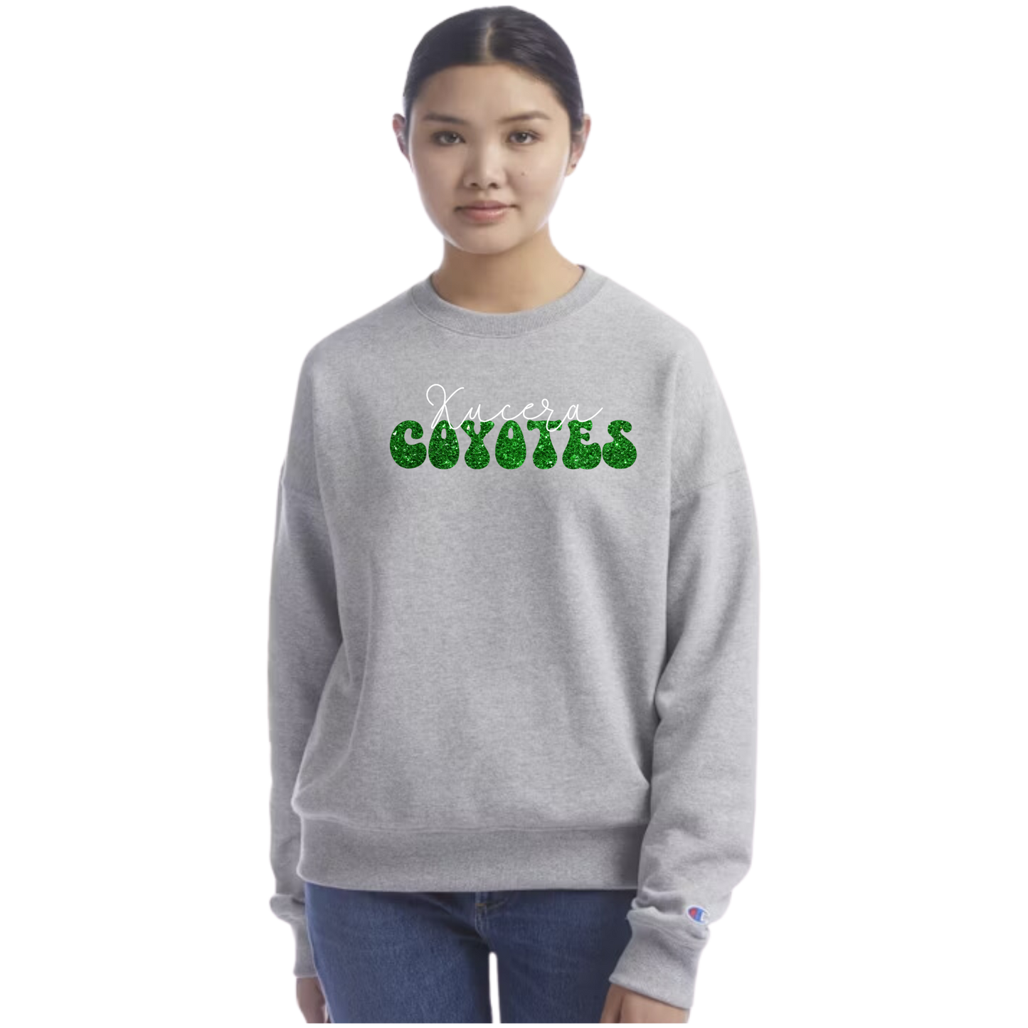 Groovy Coyote Crew Neck Sweatshirt