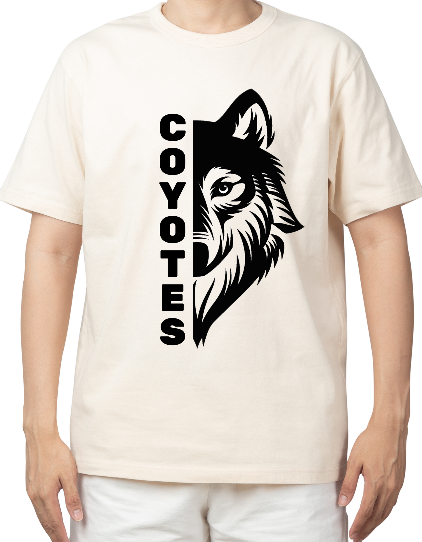 Half Face Energy Coyote T-Shirt